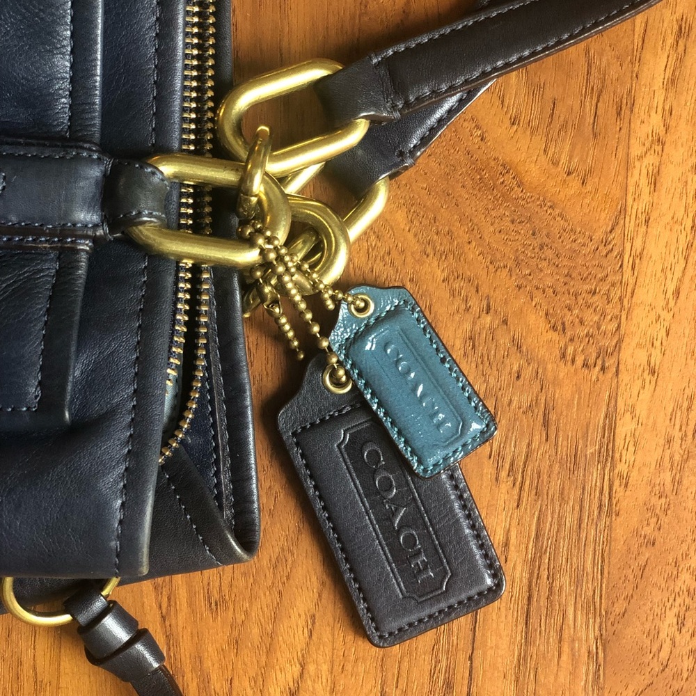 Navy Coach Purse